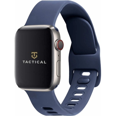 Tactical Каишка Tactical 795 Silicone Sport Band with Buckle (57983101958), силиконова, за Apple Watch 42мм/44мм/45мм, тъмносиния (57983101960)