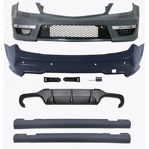  Боди кит Mercedes C-Class W204 (2011-2013) - AMG C63 дизайн (2042101)