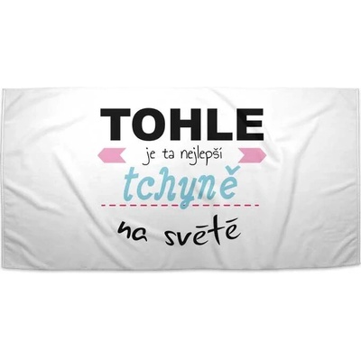 SABLIO Ručník - Tohle je ta nejlepší tchýně na světě 50x100 cm