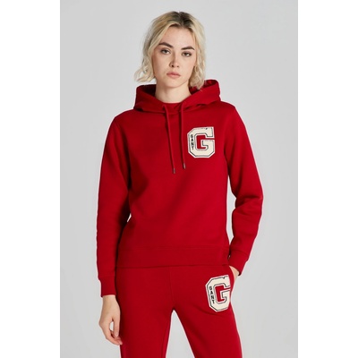 Gant Reg G Hoodie červená
