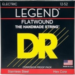 DR Strings Legend Flatwound Medium 12-52 Струни за електрическа китара (FL-12)