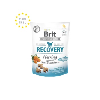 Brit Care Dog Functional Snack Recovery Herring - лакомство за възстановяване с херинга и морски зърнастец 150гр