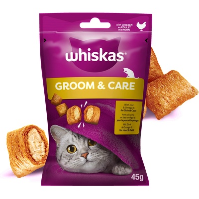 Whiskas Healthy Glow 45g - лакомство за котки с пилешко месо