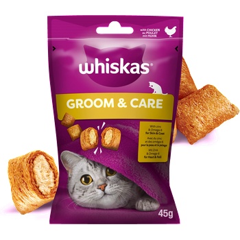 Whiskas Healthy Glow 45g - лакомство за котки с пилешко месо