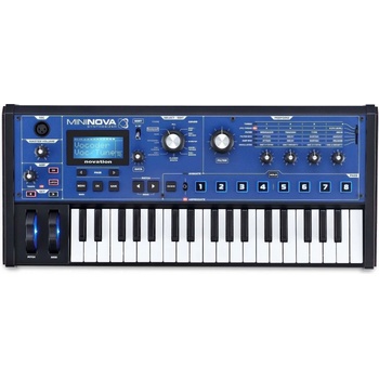 Novation Синтезатор Novation - MiniNova, син/черен (396674)