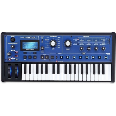 Novation Синтезатор Novation - MiniNova, син/черен (396674)
