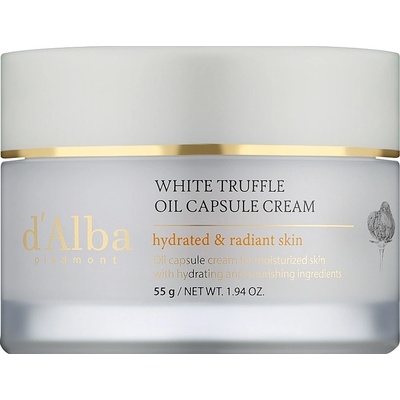 d'Alba White Truffle Oil Capsule Cream - Хидратиращ крем с капсули от бял трюфел 55мл