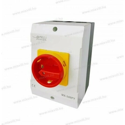xbs vačkový núdzový 3x40A "0-1" zamykací IP65 MX-340PY