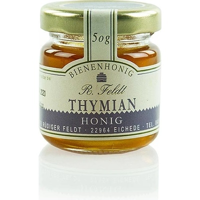 Rüdiger Feldt Imkerei + Bienenprodukte Tymiánový med bylinný vysoce aromatický 50 g