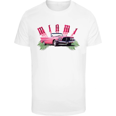 Mister Tee Тениска Miami Car Tee white XXLUB-MT3177-00220 - Тъмносив, размер XXL