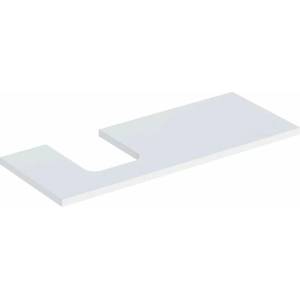 Geberit Умивалник Geberit One за плот с ляв изрез 120 см, матово бял (505.295.00.2)