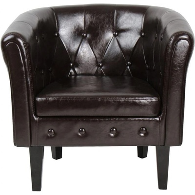 Miadomodo Chesterfield 58 x 71 x 70 cm hnědé