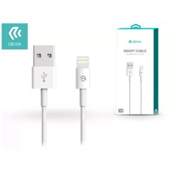 DEVIA apple iphone lightning usb КАБЕЛ ЗА ЗАРЕЖДАНЕ И ПРЕНОС НА ДАННИ С 1 М КАБЕЛ - smart lightning КАБЕЛ - БЯЛ st986650 (st986650)