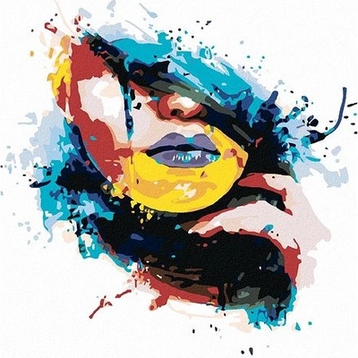 zuty Malování podle čísel Umění ve tváři 80 x 100 cm vypnuté plátno na rám