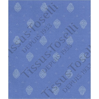 Tissus Toselli Kuchňská zástěra Mistral Modrá-bílá Mistral