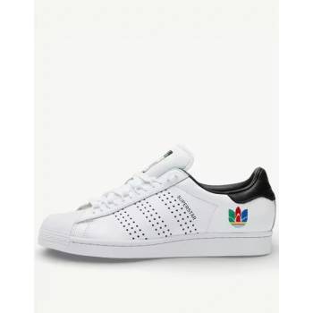 Adidas Originals Unisex Trefoil Logo Superstar Shoes White
