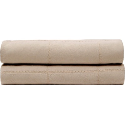 Kave Home Isor přehoz light /hnědá 240x260