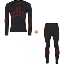 Progress Seamless bamboo černo/oranžové