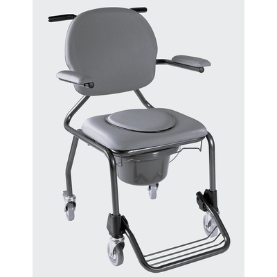 Herdegen Toaletní křeslo pojízdné BEST UP, šedé – Zboží Dáma