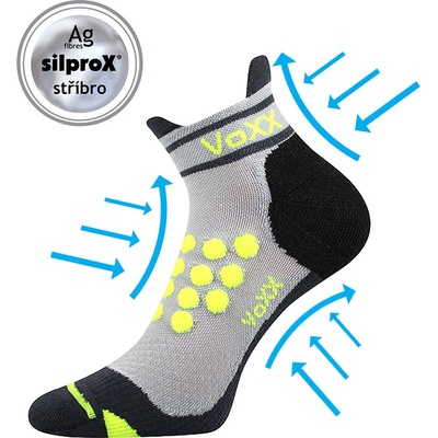 Voxx kompresní ponožky Sprinter 1 pár světle šedá