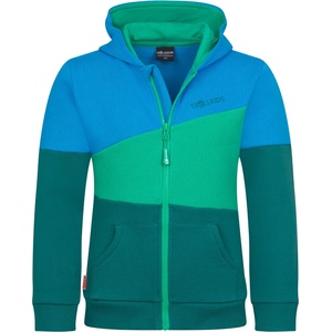 TROLLKIDS Детско яке за тренировка Trollkids Kid's Alesund Sweater Hoodie - Jungle Green / Dynamic Blue - размер 92 (EU) (704-2482-2111)
