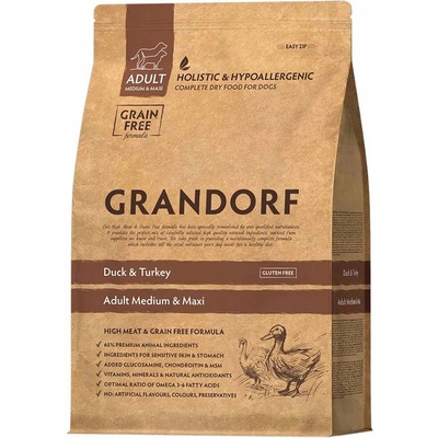 Grandorf Duck Turkey Adult Medium & Maxi Breed 10 kg