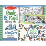 Melissa & Doug - Творчески комплект за оцветяване със стикери - Приключение