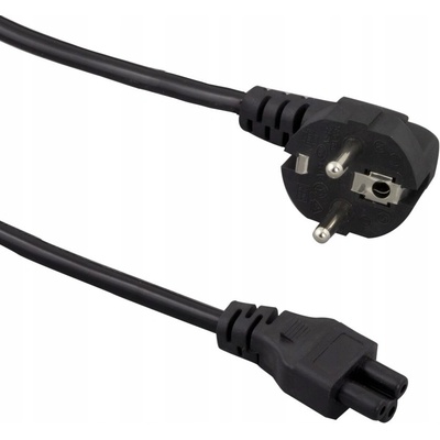 PremiumCord Kabel síťový 230V k notebooku 3m, trojlístek "Mickey Mouse" kpspt3
