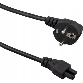 PremiumCord Kabel síťový 230V k notebooku 3m, trojlístek "Mickey Mouse" kpspt3