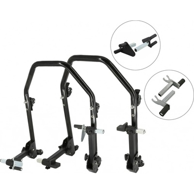 Sefis D20U sklopný pojazdný moto stojan predný a zadný set - vidle / 2v1