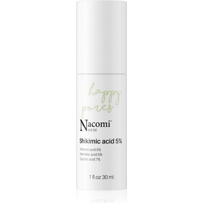 Nacomi Next Level Happy Pores почистващ пилинг за проблемна и мазна кожа Shikimic acid 5% 30ml