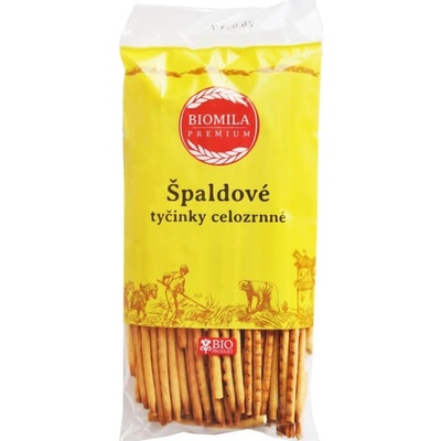 Biomila špaldové tyčinky celozrné bio 150 g
