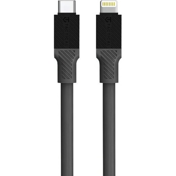 Tactical KP31177 Fat Man USB-C/Lightning, 1m, sivý