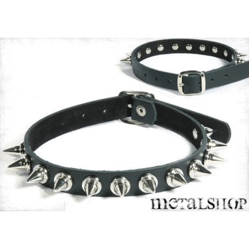 Image 1 of Black & metal колие spikes 1- bwz-228