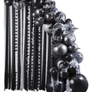 Ginger Ray Set pro balónkový oblouk a fotopozadí s netopýry a stuhami balónků