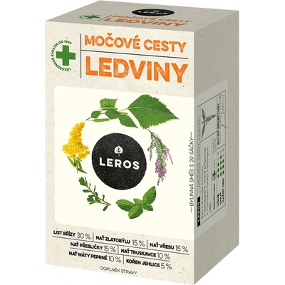 LEROS Cesty močové bylinný čaj 20 vrecúšok