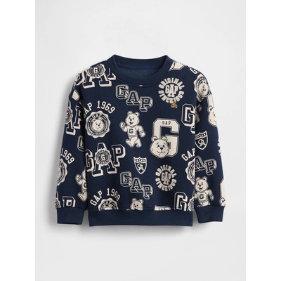 Gap Baby mikina VintageSoft Tmavě modrá – Zboží Dáma