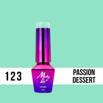Allepaznokcie MollyLac gél lak 123 Passion Dessert 5 ml