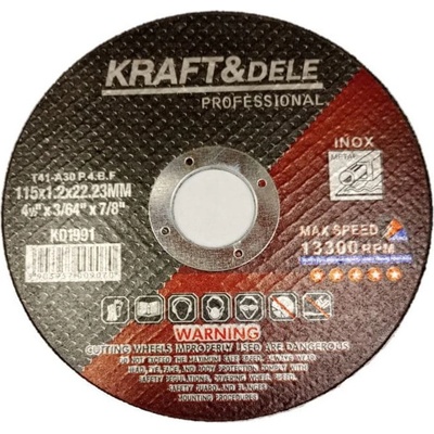 Kraft & Dele brusný kotouč 115 x 1,2 x 22,23 mm KD1991