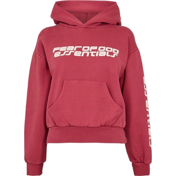 Fear of god essentials Суичър FEAR OF GOD ESSENTIALS FGE Cls Hoodie Ld62 - Crimson