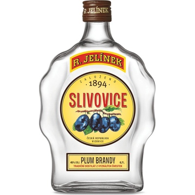 R. Jelínek Slivovice Budík 45% 0,7 l (holá láhev)