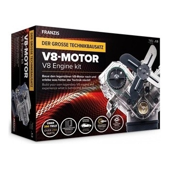 Franzis motor V8 v měřítku 1:3 a zvukovým modulem