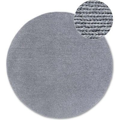Villeroy&Boch Сив ръчно изработен вълнен кръгъл килим ø 160 cm Francois - Villeroy&Boch (106050-160)