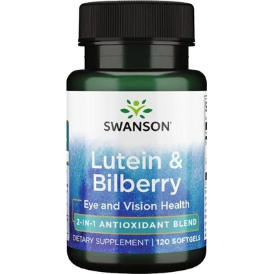 Swanson Lutein a Borůvka 120 kapsúl