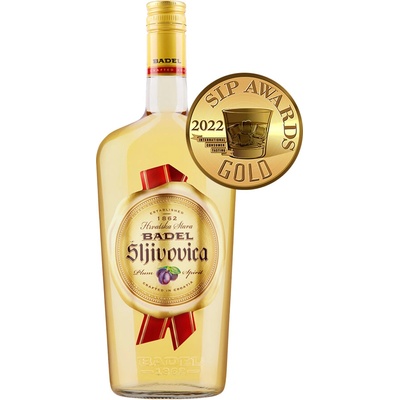 Badel Slivovica 40% 1 l (holá láhev)
