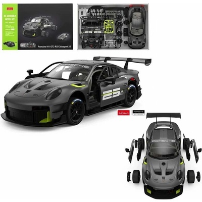 Rastar RC Auto Porsche 911 GT2 RS Clubsport 25 Building kit na diaľkové ovládanie, sivé