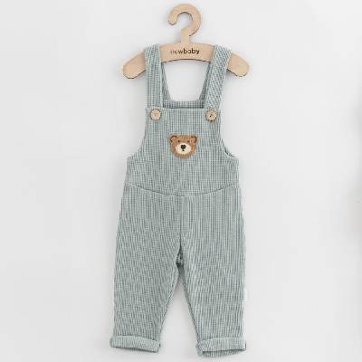 New Baby Dojčenské zahradníčky Luxury clothing Oliver sivé