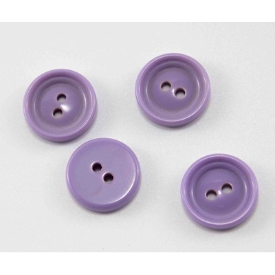 Dierkový gombík perleťový - fialový - priemer 1,5 cm