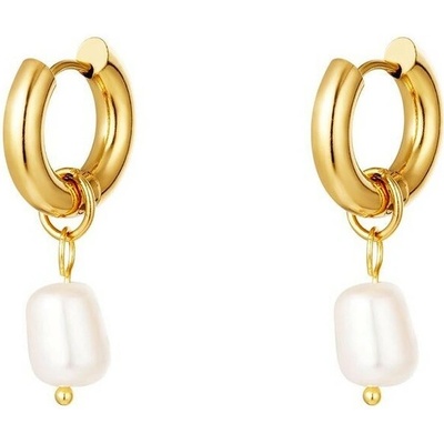 ORNAMENTI Pozlacené náušnice Bamboo Hook gold OOR800017