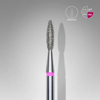 Staleks fréza FA10R021/8 diamantová slza 8 mm